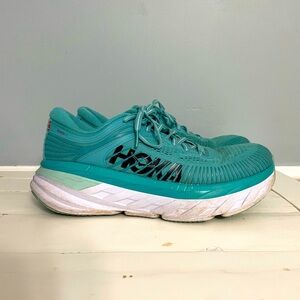 Teal Hoka Bondi 7🐬